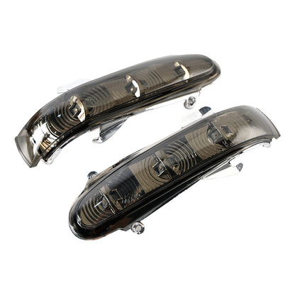 Coppia di indicatori di direzione a LED per specchietti laterali per Benz S W220 CL W215 1999-2003 Grigio