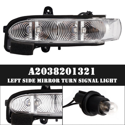 Indicatore di direzione specchietto laterale sinistro per Mercedes-Benz W211 S211 W463 A2038201321