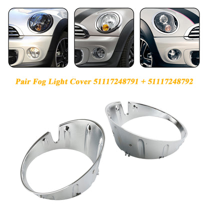 51117248791 Le migliori offerte per Copri lampada fendinebbia paraurti anteriore per Mini Cooper R55 R56 R57 R58 R59