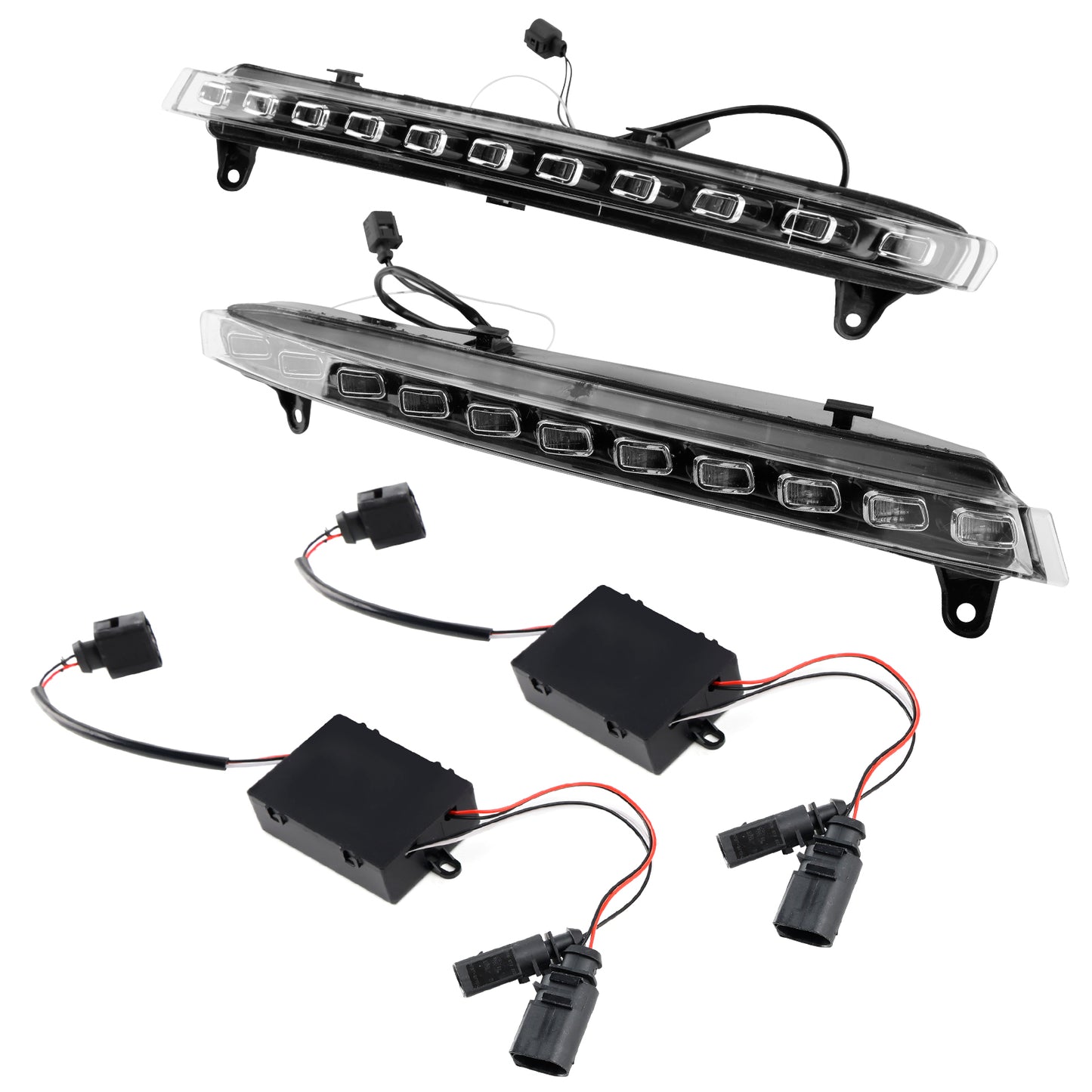 Coppia di luci diurne a LED Per Audi Q7 4L 2007-2009 4L0953041 4L0953042