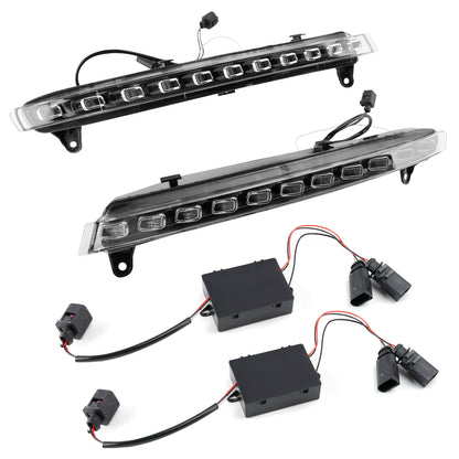 Coppia di luci diurne a LED Per Audi Q7 4L 2007-2009 4L0953041 4L0953042