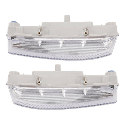 Coppia di fendinebbia diurni a LED per Mercedes Benz W204 S204 W212 2007-2014