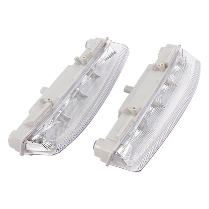 Coppia di fendinebbia diurni a LED per Mercedes Benz W204 S204 W212 2007-2014