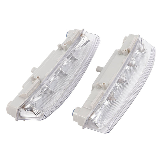 Coppia di fendinebbia diurni a LED per Mercedes Benz W204 S204 W212 2007-2014
