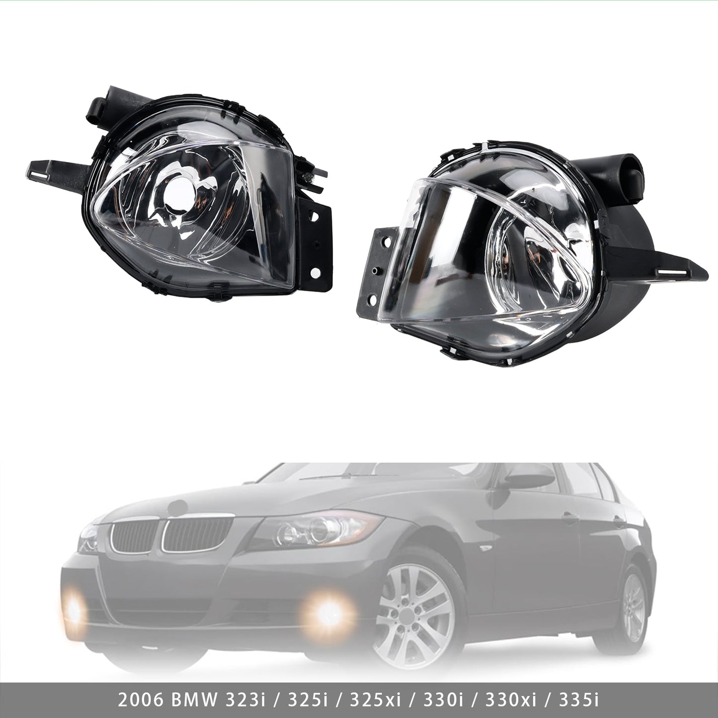 Coppia fendinebbia anteriori senza lampadine per BMW E90 serie 3 2006-2008 6948373