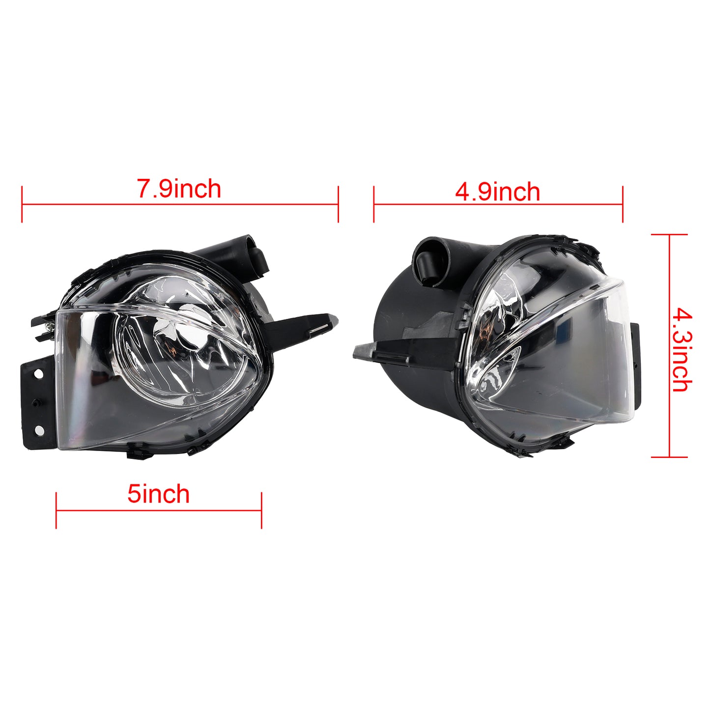 Coppia fendinebbia anteriori senza lampadine per BMW E90 serie 3 2006-2008 6948373