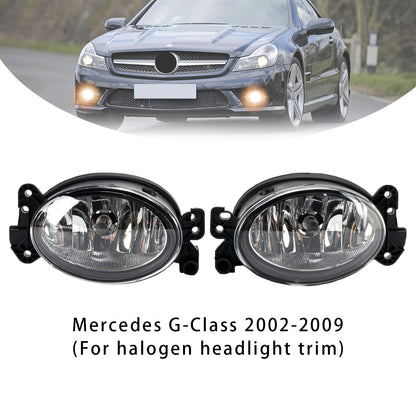 Coppia di fari fendinebbia anteriori con lampadine per Mercedes Benz W204 W211 W164 C219