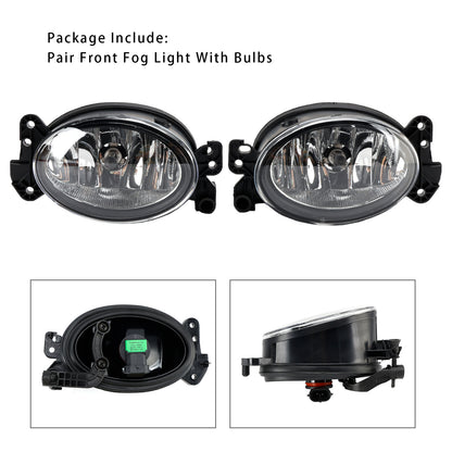 Coppia di fari fendinebbia anteriori con lampadine per Mercedes Benz W204 W211 W164 C219