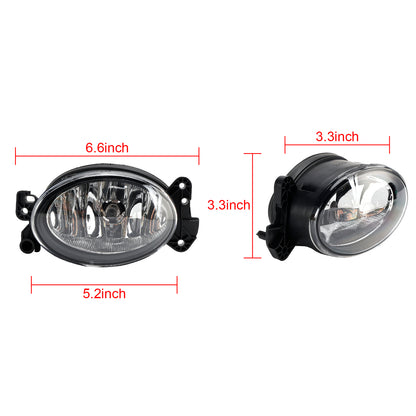 Coppia di fari fendinebbia anteriori con lampadine per Mercedes Benz W204 W211 W164 C219
