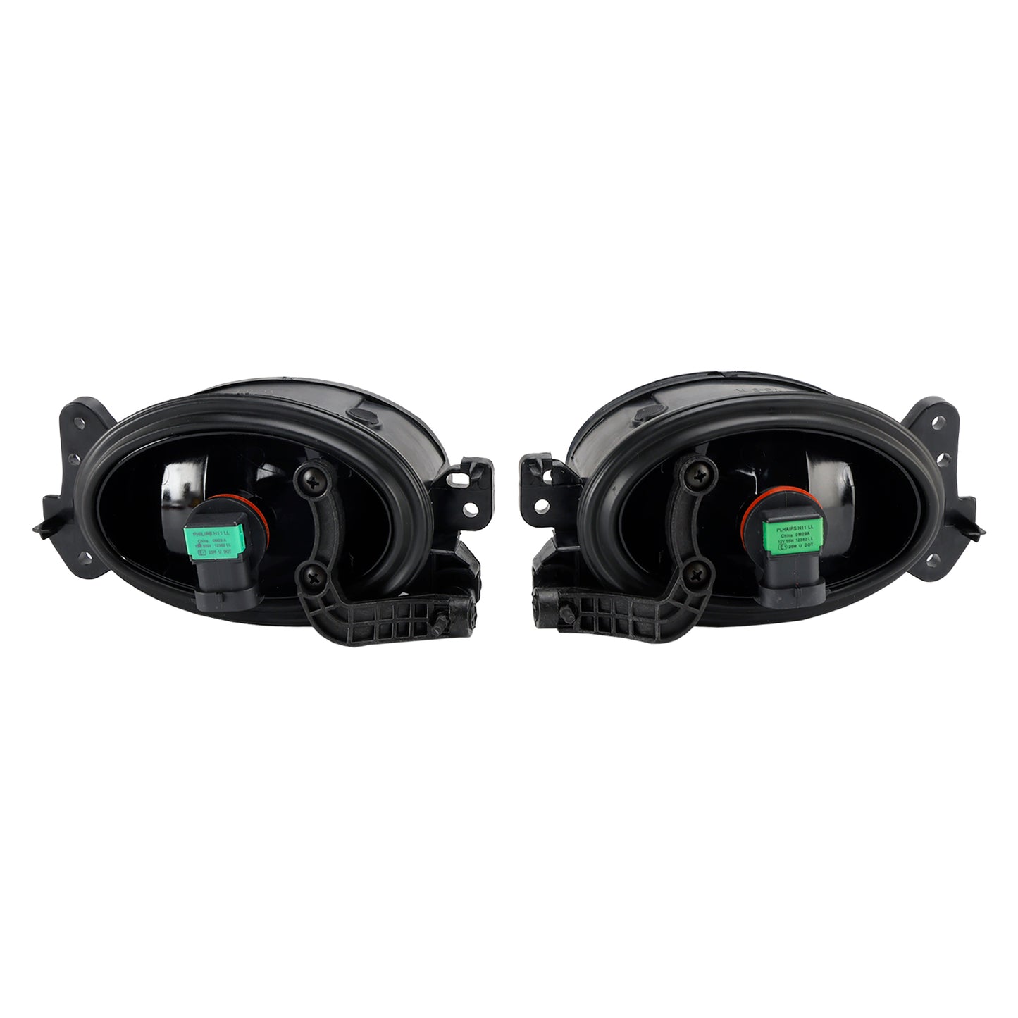 Coppia di fari fendinebbia anteriori con lampadine per Mercedes Benz W204 W211 W164 C219
