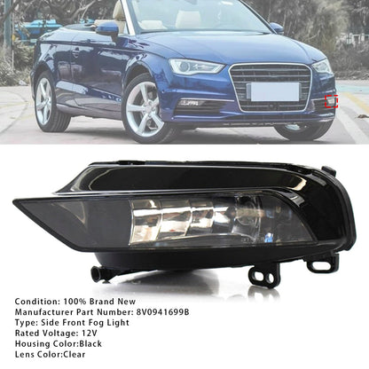 Audi A3 Berlina 2015-2016, 1 pezzo, fari fendinebbia anteriori sinistri con lampadine 8V0941699B