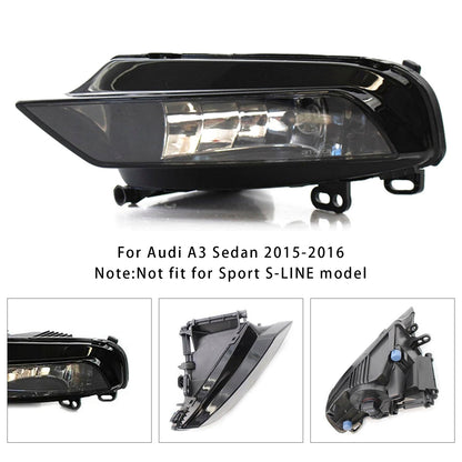 Audi A3 Berlina 2015-2016, 1 pezzo, fari fendinebbia anteriori sinistri con lampadine 8V0941699B