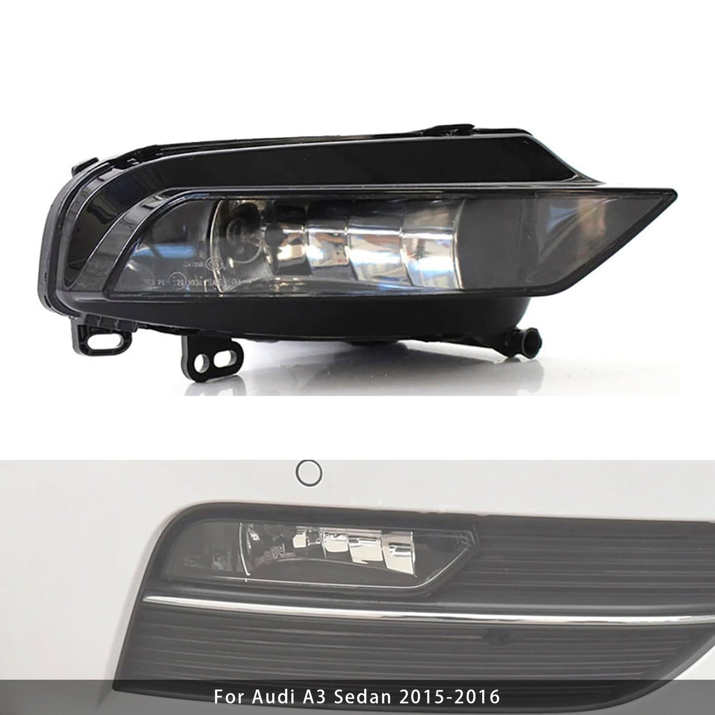 Audi A3 Berlina 2015-2016, 1 pezzo, fari fendinebbia anteriori destri con lampadine 8V0941700B