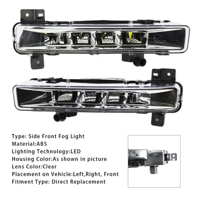 Coppia di fendinebbia anteriori senza lampadina per BMW X1 E84 2009-2015 63172993526