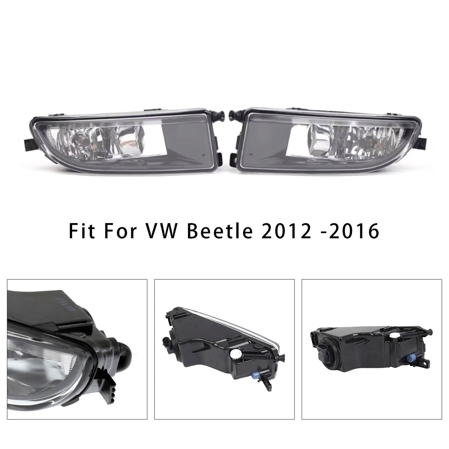 Coppia di fendinebbia anteriori per VW Beetle 2012-2016 con lampadine 5C5941700A