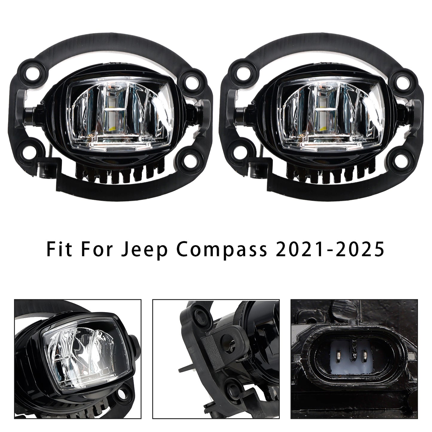 Coppia di fendinebbia anteriori a LED per Jeep Compass 2021-2025 68470159AA