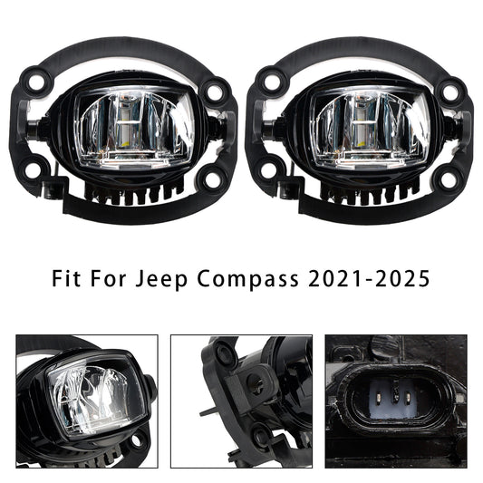 Coppia di fendinebbia anteriori a LED per Jeep Compass 2021-2025 68470159AA