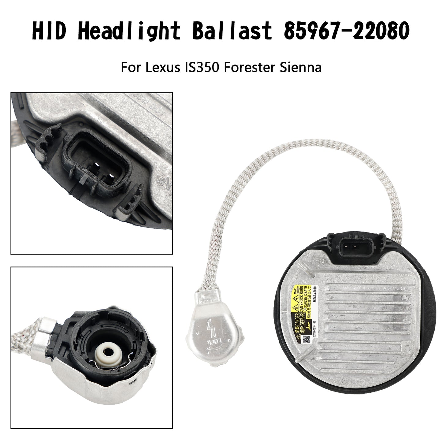 HID Faro Ballast 85967-22080 Per Lexus IS350 Forester Sienna Generico