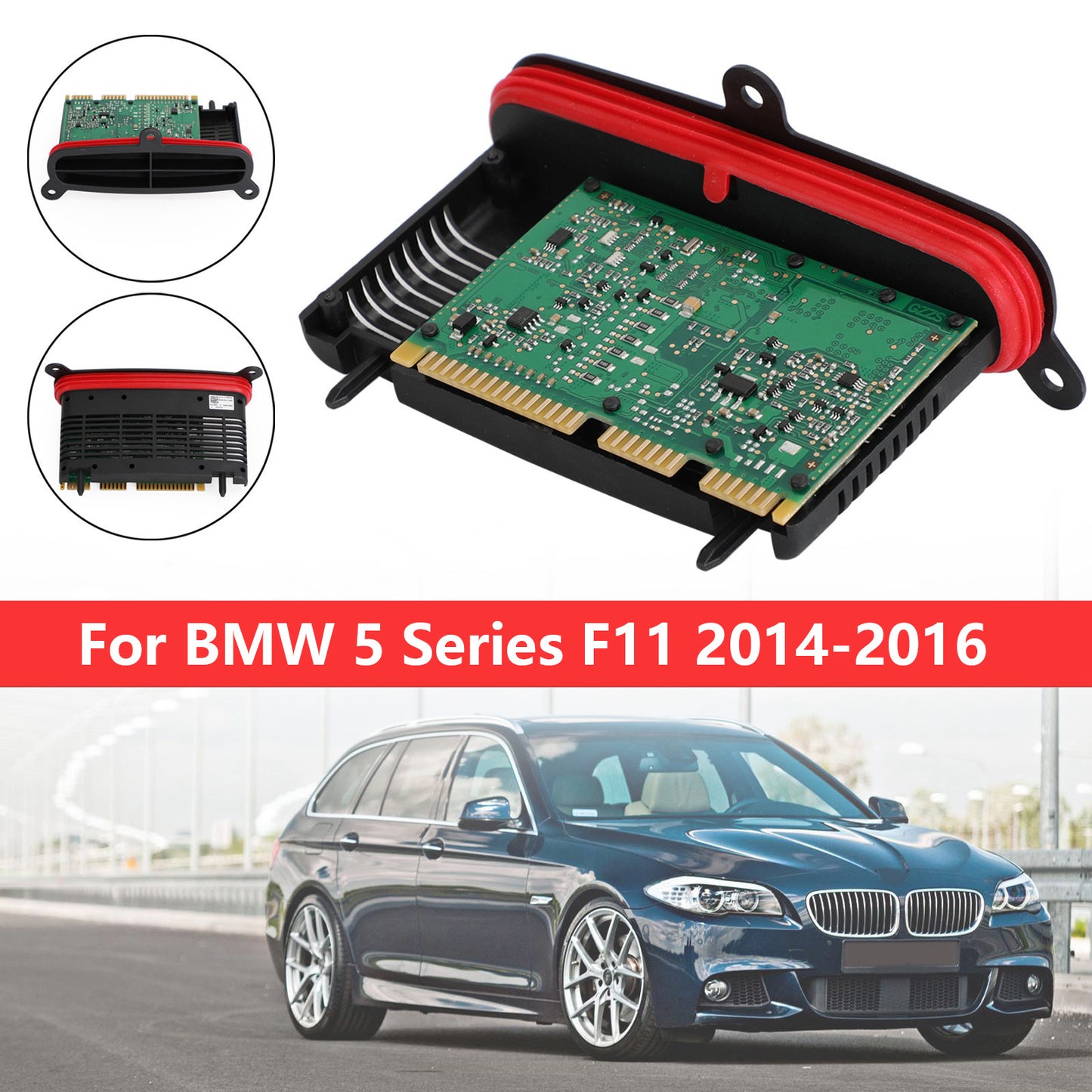 2014-2016 BMW Serie 5 F11 Modulo driver TMS faro xeno HID 63117355073