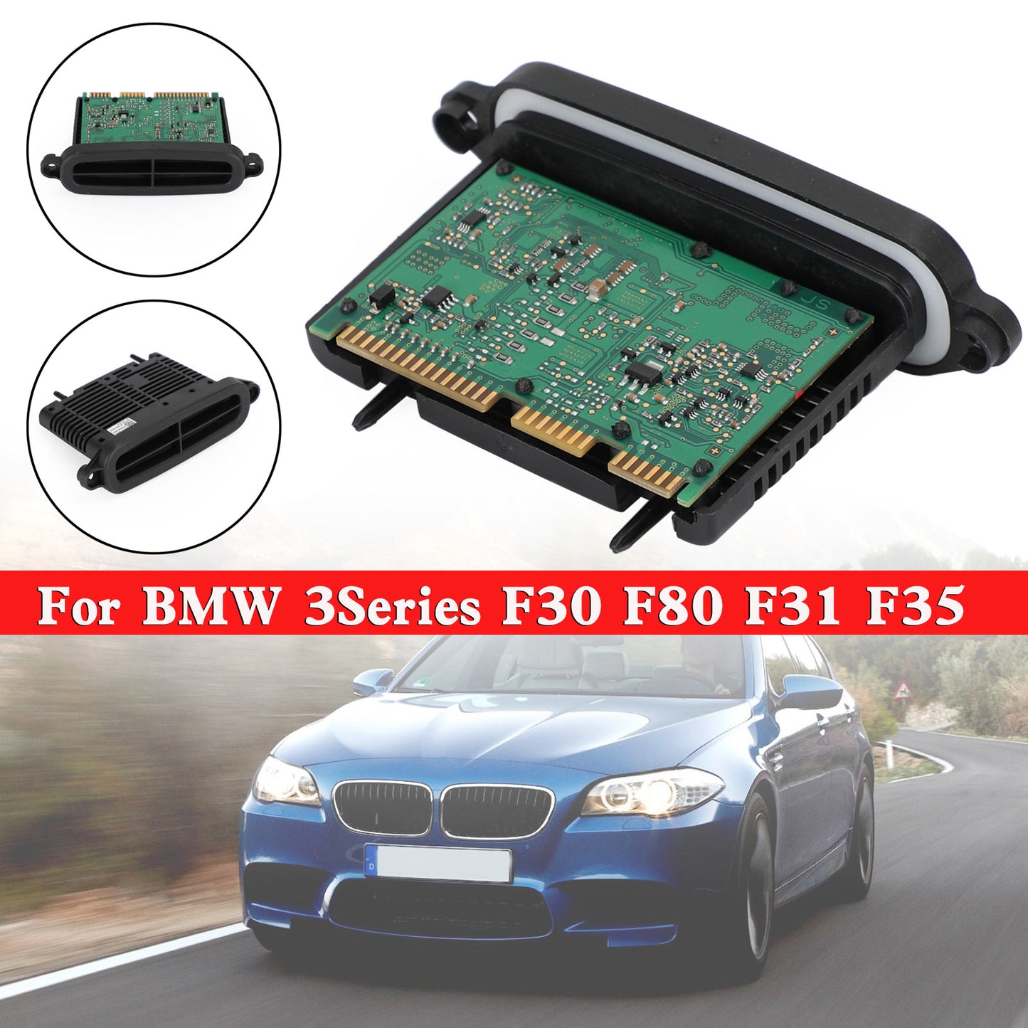 Faro TMS Modulo Driver 63117316147 Per BMW F32 F33 F36 F15 F16 F10 F11 F18 Generico