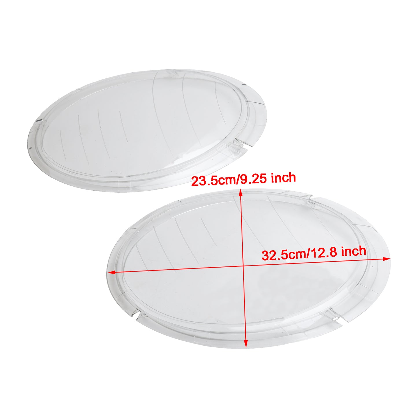 Guscio di copertura in plastica per lente faro sinistro + destro 63126911701 02 per Mini Cooper R50 R53