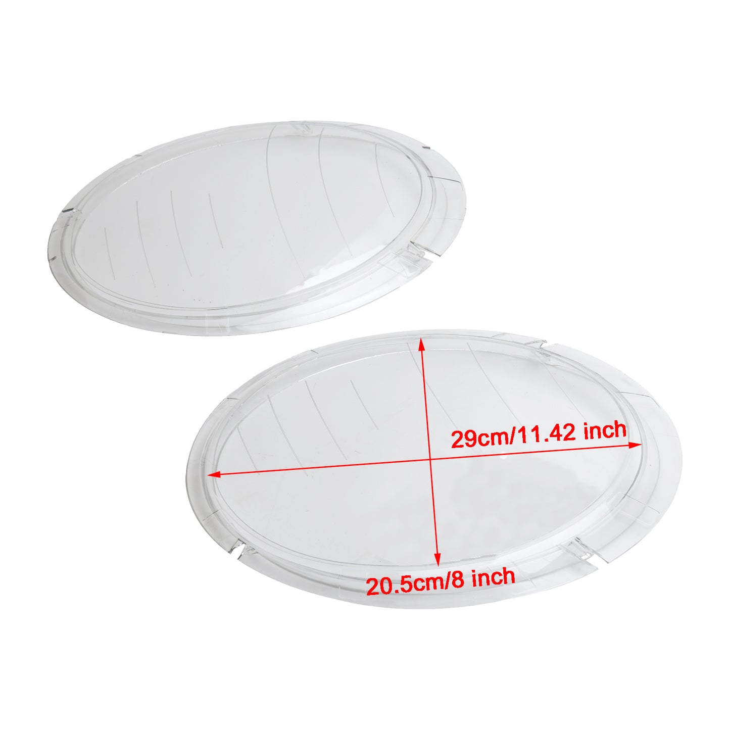 Guscio di copertura in plastica per lente faro sinistro + destro 63126911701 02 per Mini Cooper R50 R53