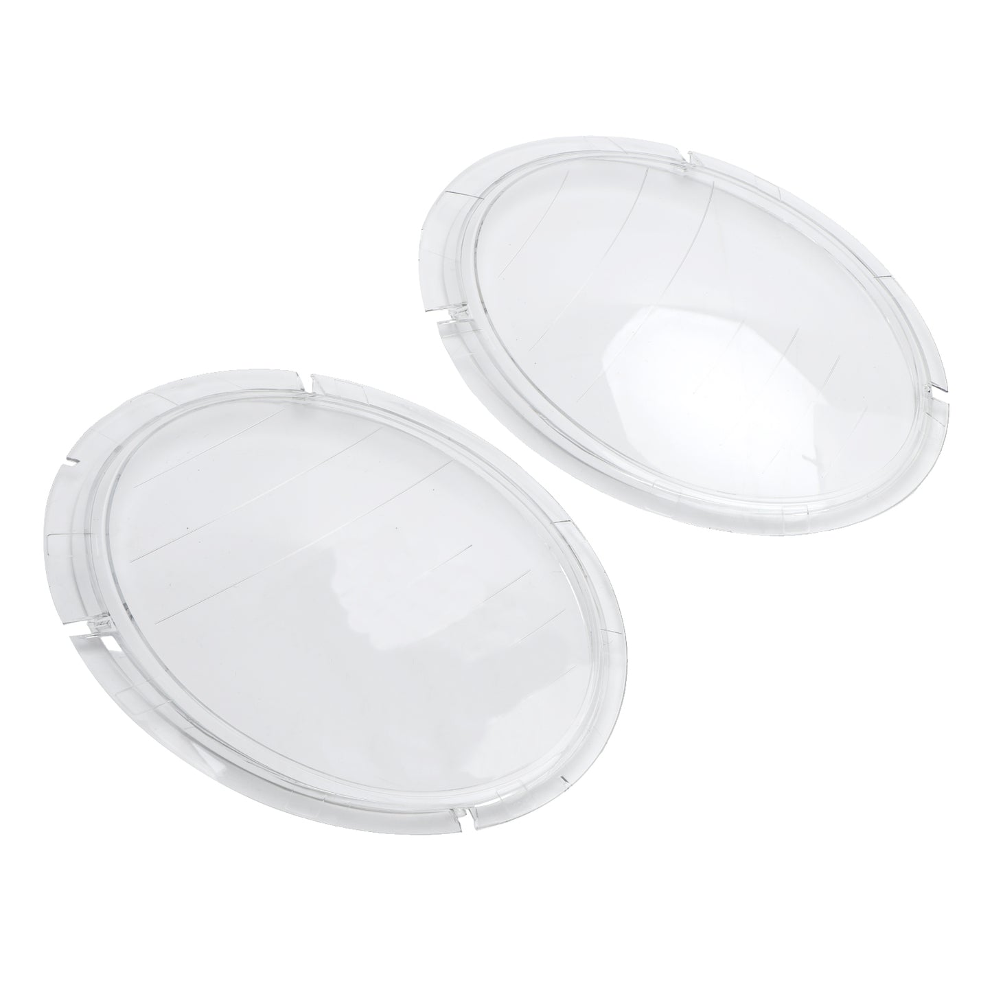 Guscio di copertura in plastica per lente faro sinistro + destro 63126911701 02 per Mini Cooper R50 R53