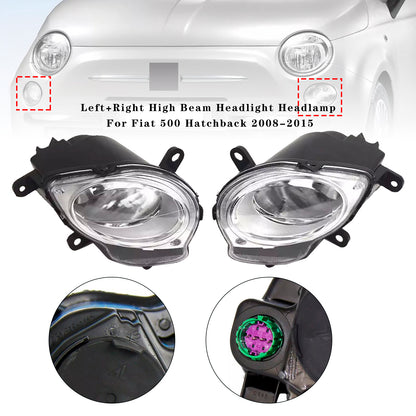 Faro anteriore abbagliante sinistro+destro Fiat 500 Hatchback 2008-2015