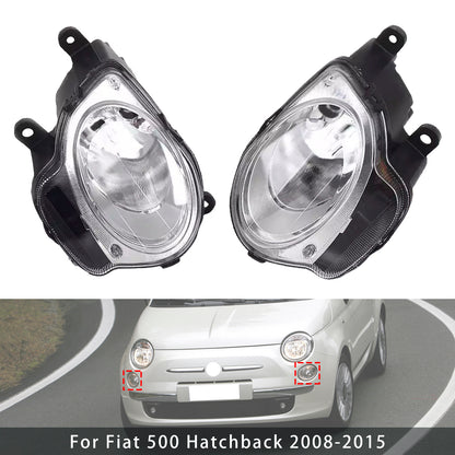 Faro anteriore abbagliante sinistro+destro Fiat 500 Hatchback 2008-2015
