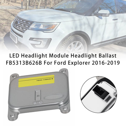 Modulo faro a LED, ballast per faro FB5313B626B per Ford Explorer 2016-2019