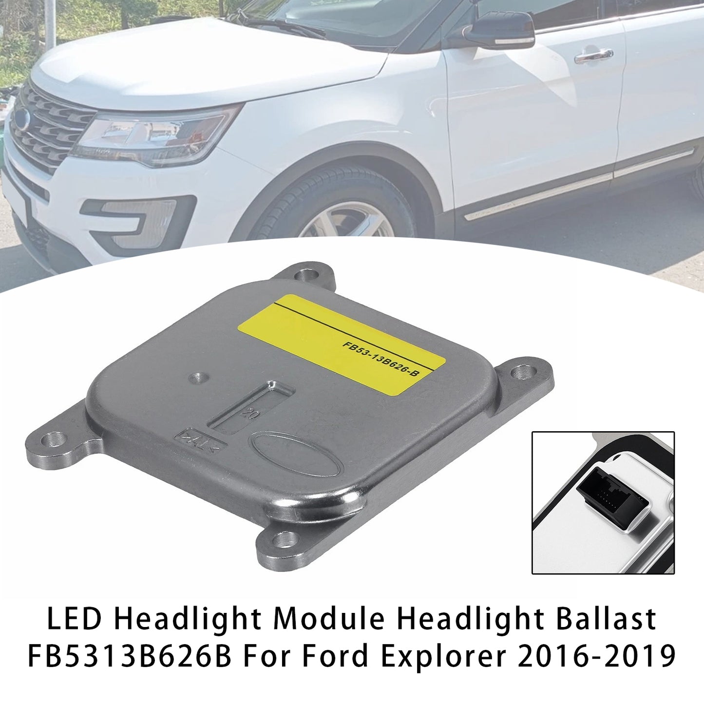 Modulo faro a LED, ballast per faro FB5313B626B per Ford Explorer 2016-2019