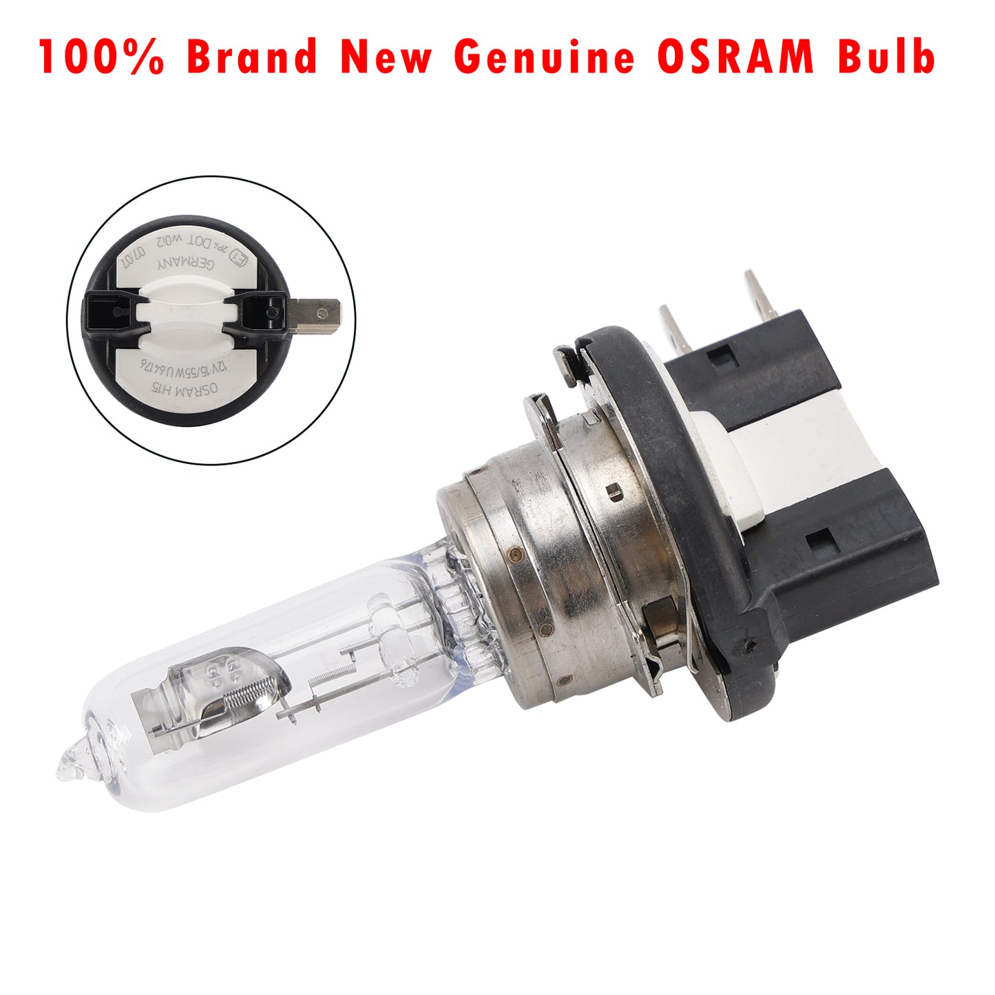 Genuine OSRAM H15 3200K Faro Lampadina luce DRL Abbagliante 64176 Generico