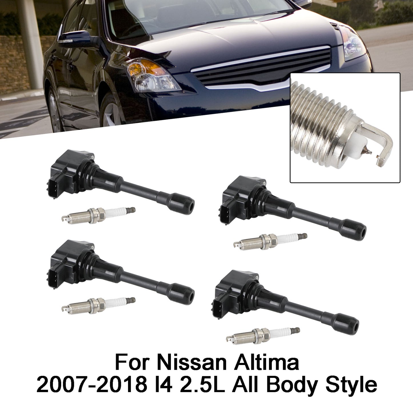 2007-2018 Nissan Altima l4 2.5L Bobine di accensione Confezione UF549 22448ED000 4 PZ