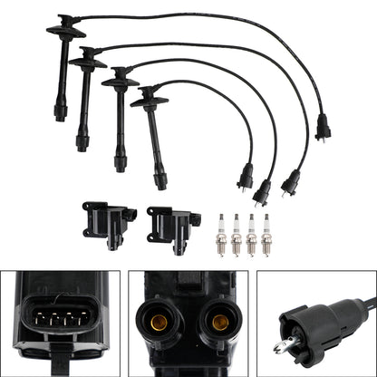 UF180 UF181 UF182 UF294 Kit bobina di accensione + filo + candela per Toyota Camry RAV4 L4