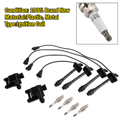 UF180 UF181 UF182 UF294 Kit bobina di accensione + filo + candela per Toyota Camry RAV4 L4