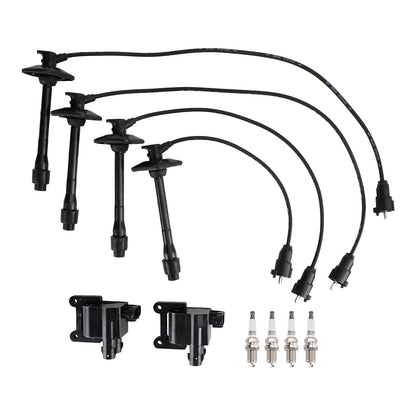 UF180 UF181 UF182 UF294 Kit bobina di accensione + filo + candela per Toyota Camry RAV4 L4