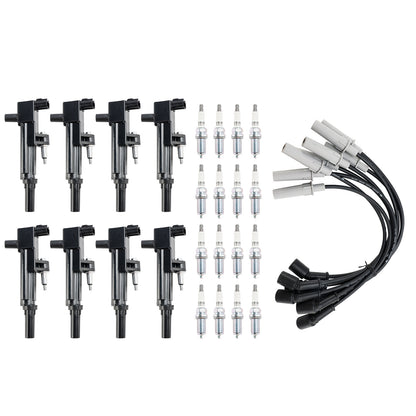 Bobina di accensione Ram 1500 Truck V8 4.7L 8X 2011-2013 + candela + cavo UF601