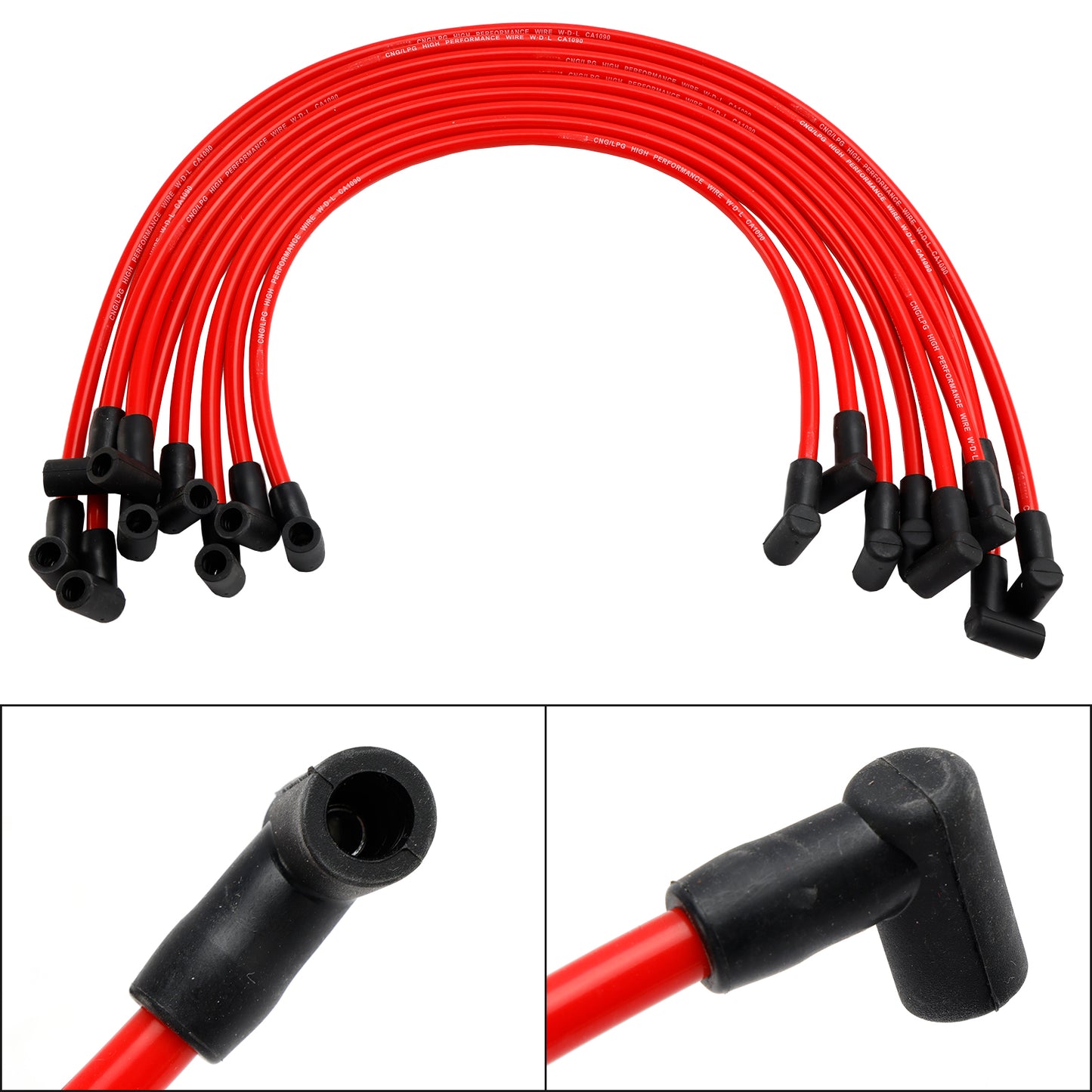 Set di cavi per candele di accensione elettronica da 8,5 mm per Chevy SBC BBC 350 383 454