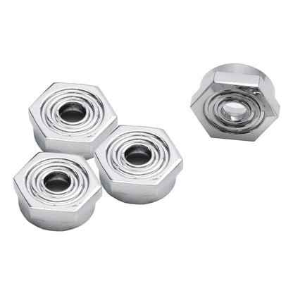 Le migliori offerte per Union Jack Chrome Metal License Plate Frame Screw Bolt Cap Para