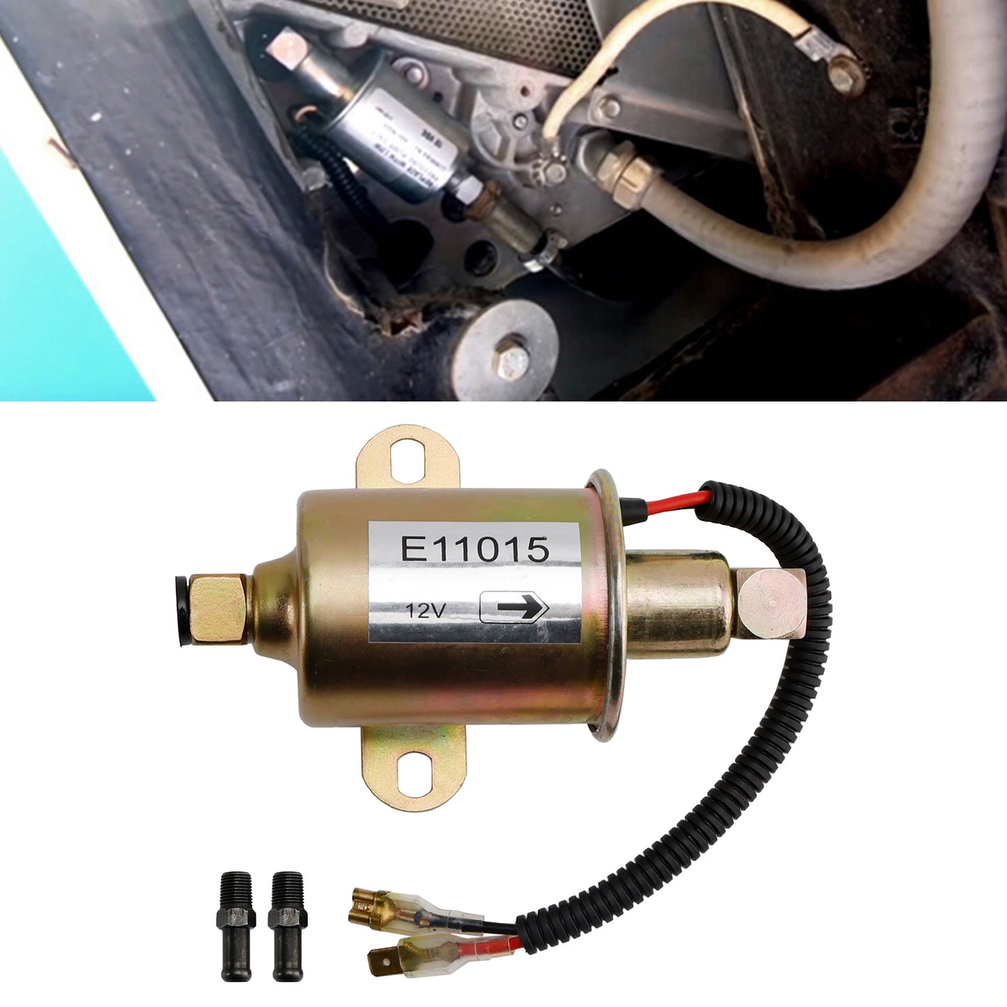 Pompa elettrica del carburante Onan Cummins con numeri di parte 149-2620 A029F887 A047N929 - Nuova e durevole
