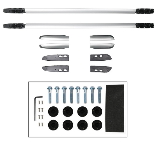 2013-2014 Toyota RAV4 Alluminio Factory Silver Top Portapacchi Side Rails Bar 67*3*4.25