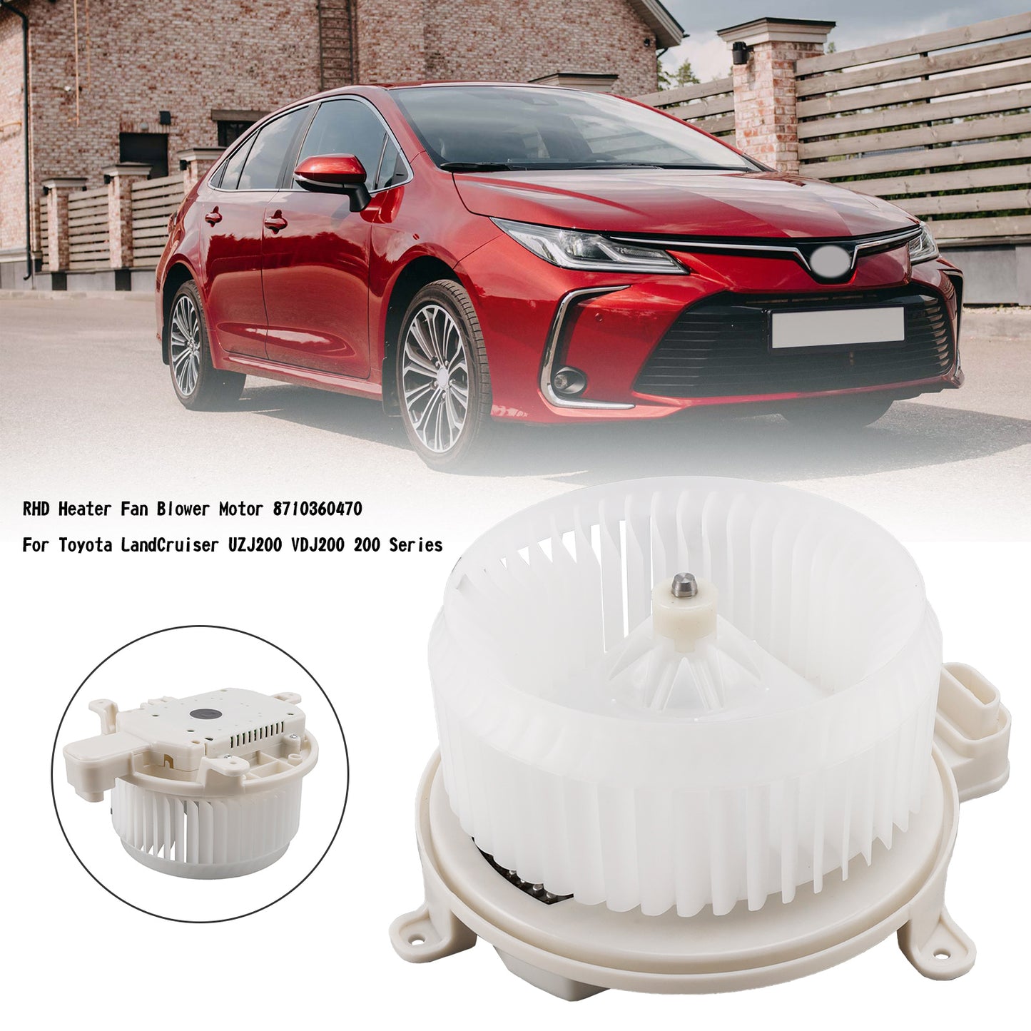 Motore del ventilatore del ventilatore del riscaldatore RHD 8710360470 per Toyota LandCruiser UZJ200 serie 200 generico