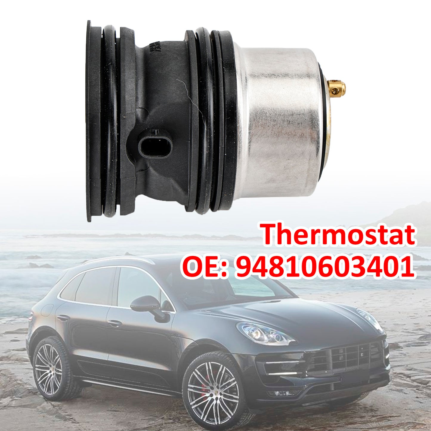94810603401 Termostato per Porsche Cayenne Panamera Macan 3.0L 3.6L 4.8L
