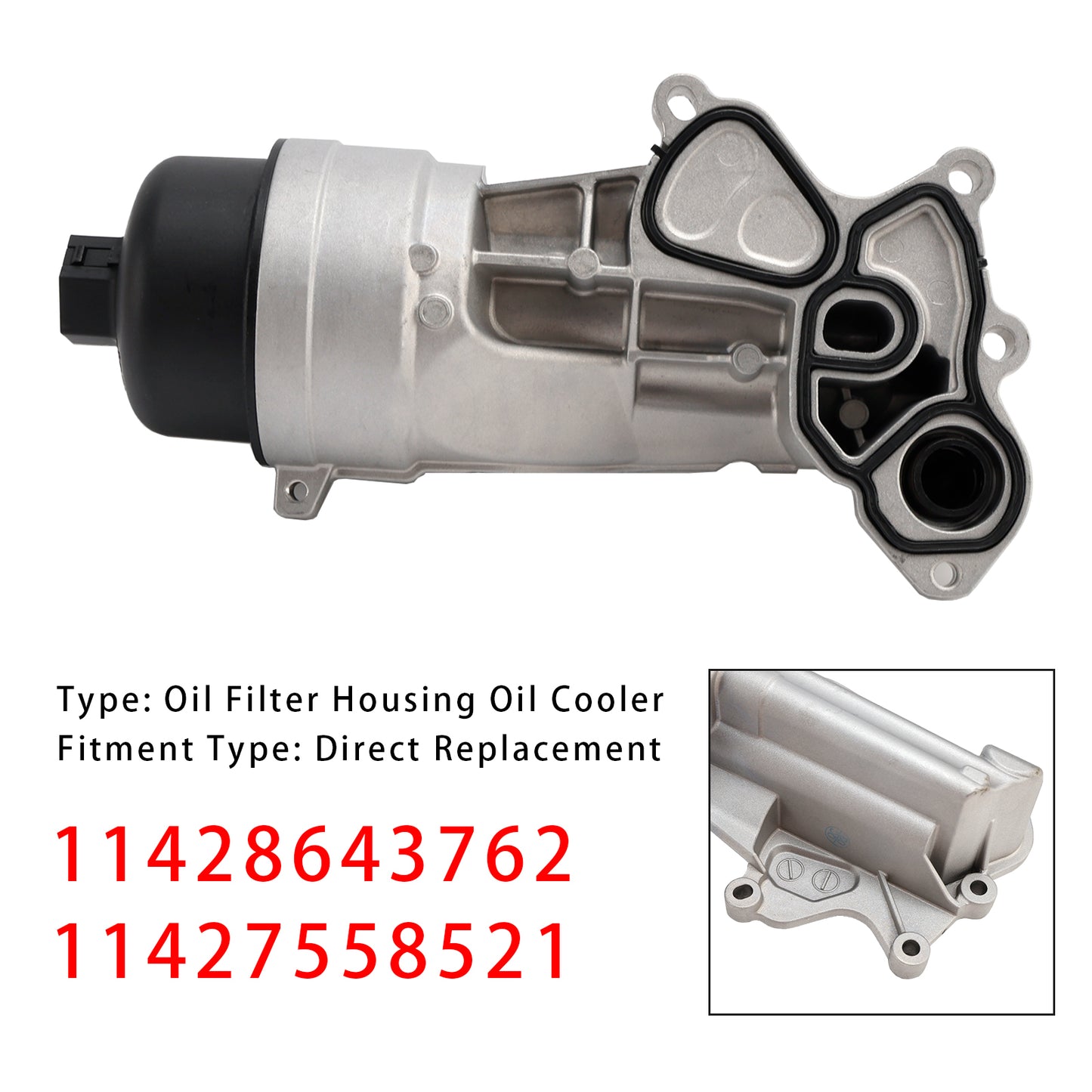 Alloggiamento filtro radiatore olio MINI (R56) 2006-2013 11428643762 11427558521