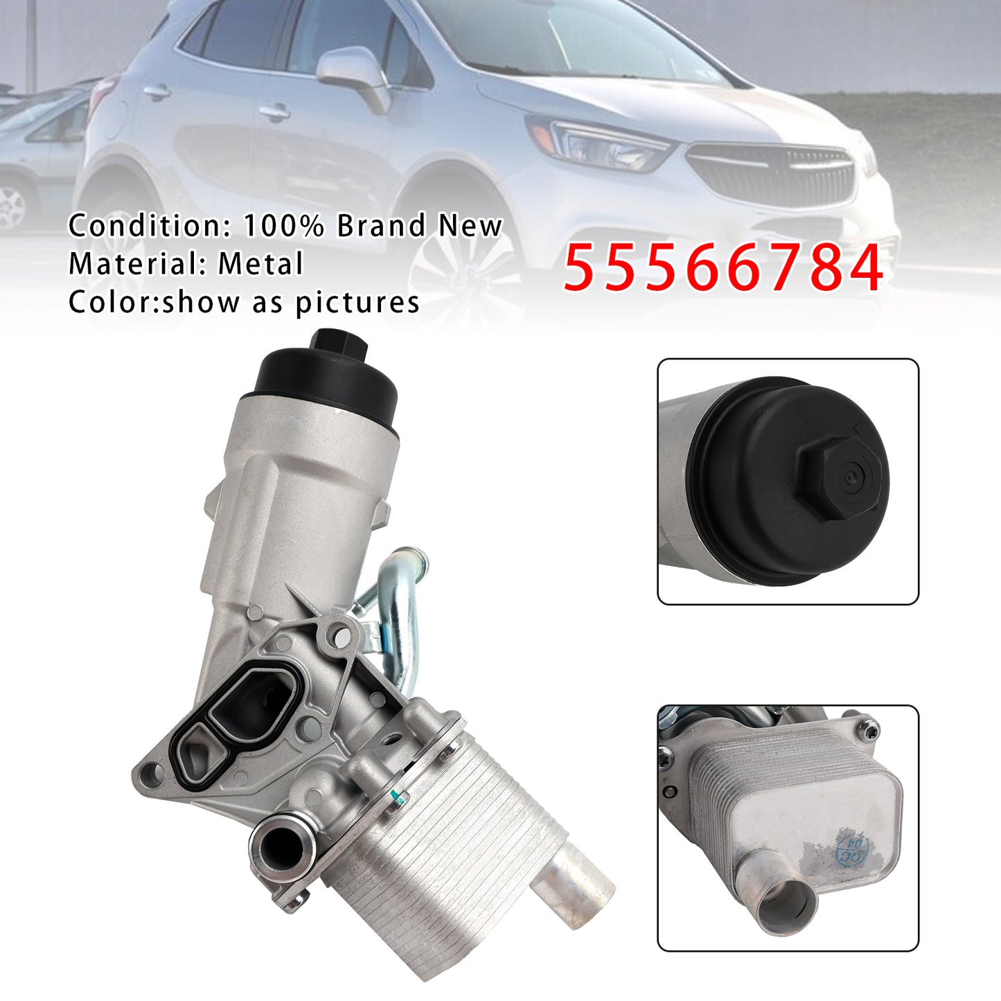Chevrolet Sonic 1.4L L4 2015-2019 - Alloggiamento filtro olio gasolio Radiatore olio 55566784 55593189 55594651