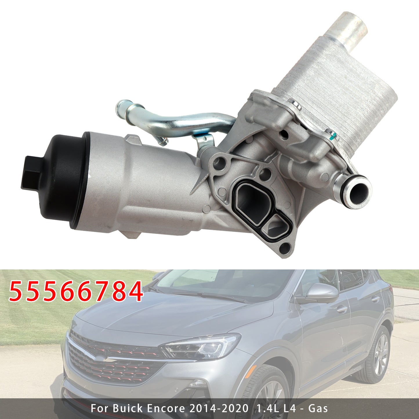 Chevrolet Cruze Limited 1.4L L4 del 2016 - Alloggiamento filtro olio gasolio Radiatore olio 55566784 55593189 55594651