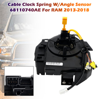 68459549AA 2013-2018 RAM 3500 Clock Spring con sensore angolare 9 PIN 68110740AE