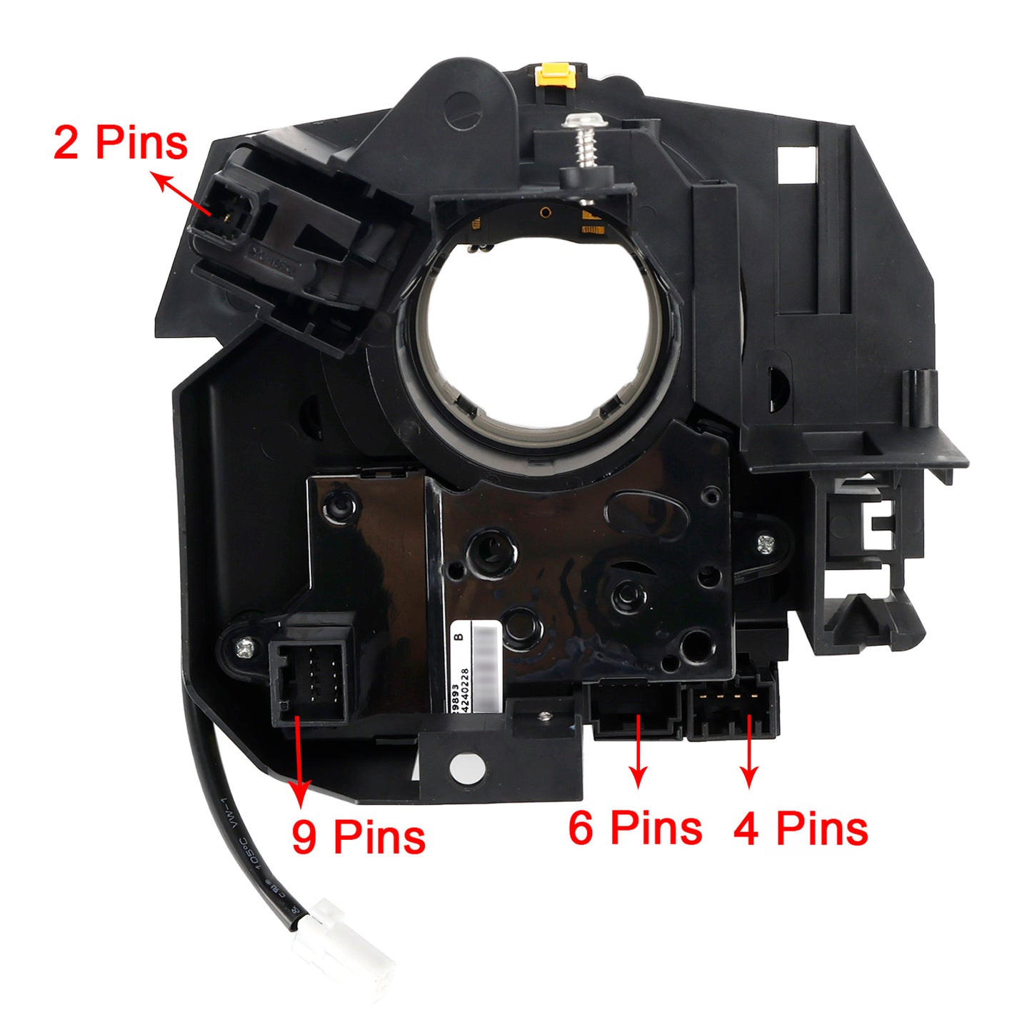 68110740AC 2013-2020 RAM 1500 Clock Spring con sensore angolare 9 PIN 68110740AE