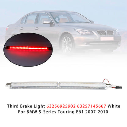 Terza luce freno 63256925902 63257145667 bianca per BMW Serie 5 Touring E61 2007-2010