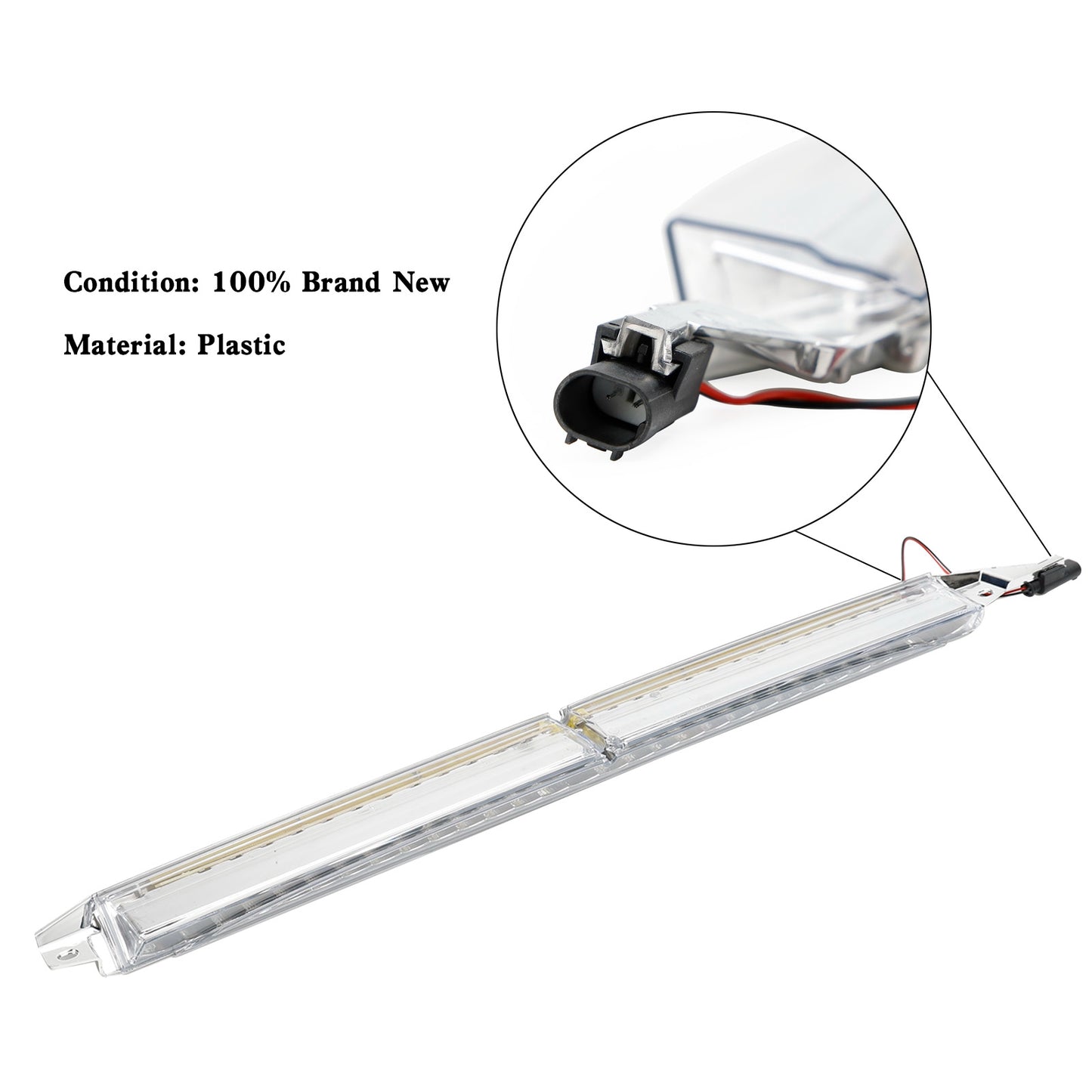 Terza luce freno 63256925902 63257145667 bianca per BMW Serie 5 Touring E61 2007-2010